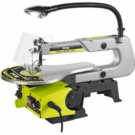 RYOBI - Dekupiersäge 70W - Klinge 127mm - Hub der Klinge 20mm + Klinge 127mm, Service-Schlüssel & Adapter für Klingen - RSW1240G