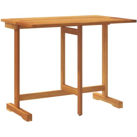vidaXL Klapptisch Balkon 90x60x72 cm aus massivem Akazienholz