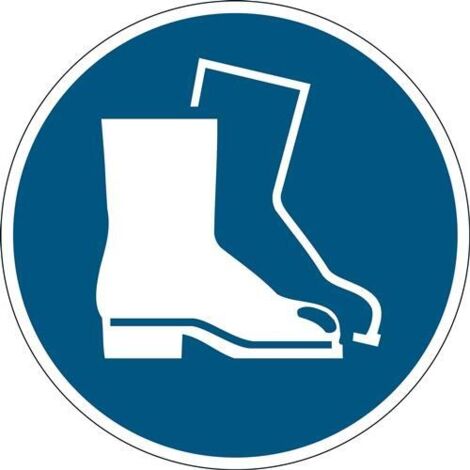 Haltbarkeit Sicherheits-Piktogramm ASR A1.3 Blau und Weiß 43 cm (1/3)