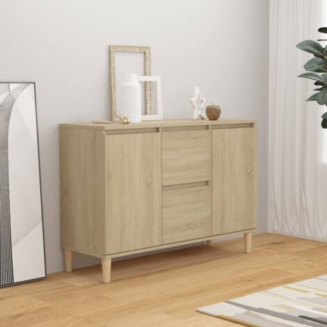 Buffet Sonoma-Eiche 101x35x70 cm aus Holzwerkstoff