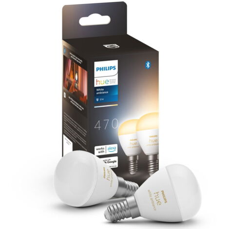 Philips Hue White Ambiance E14 Smart-Lampe Weiß (1/5)