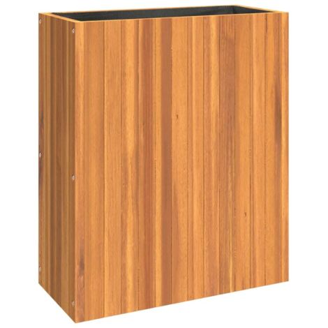Blumenkasten 59x27,5x70 cm aus massivem Akazienholz