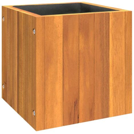 Pflanzkübel 25x25x25 cm Massivholz Akazie vidaXL