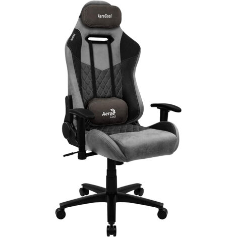 AeroCool Gaming Stuhl AC280 DUKE Alcantara style Ash Black (AC280BK) (1/5)
