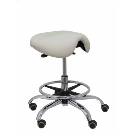 Alatoz similpiel hellgrauer Hocker (1/5)