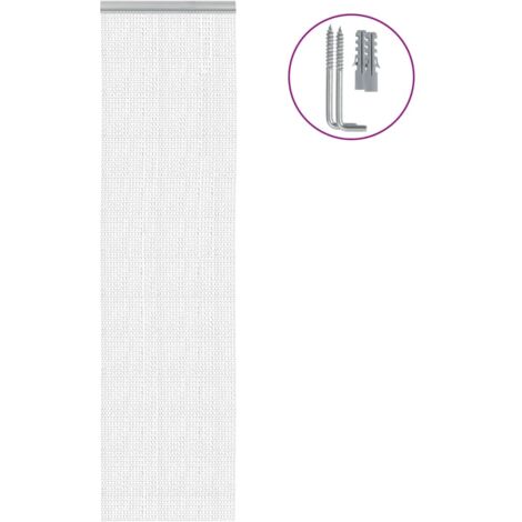 vidaXL Chain Door Fly Screen 56x202 cm Aluminium