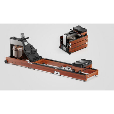 Kingsmith WR1 Klappbarer Rudergerät Holz Braun Ergonomisch