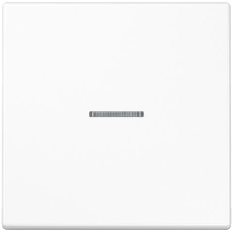 JUNG HOME Taster 1fach, mit Lichtleiter, Duroplast, Serie LS, alpinweiß BT LS 17101 WW