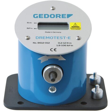 Gedore DREMOTEST E 0,2-12 Nm Prüfgerät schwarz (1/5)