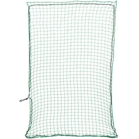 Anhängernetz mit Gummiseil Grün 3,5x2,5 m PP vidaXL
