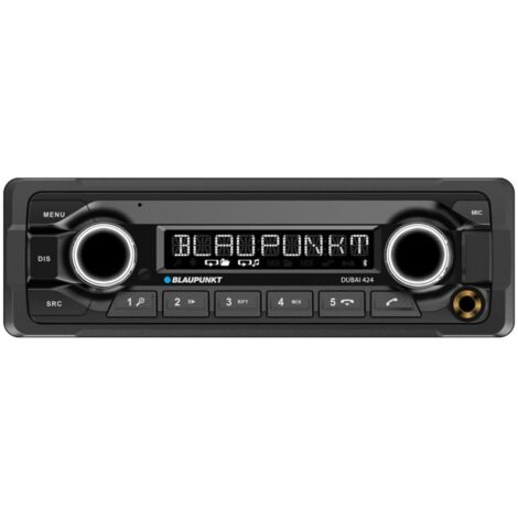 Blaupunkt Dubai 424, Autoradio mit Bluetooth, 1-DIN, USB, AUX-Eingang, integriertes Mikrofon, Control Digital, 24 V, FM
