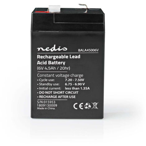 Wiederaufladbare blei saure batterie blei saure wiederaufladbar 6 v 4500 mah