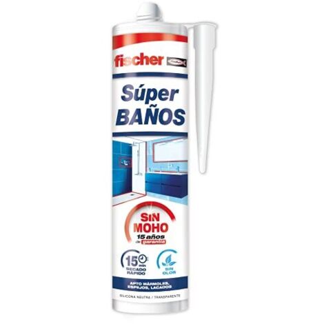 Super transluzentes Silikonbad Anti-Schimmel geruchlos 280ml 563065 fischer (1/5)