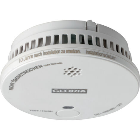 GLORIA Rauchmelder R-1, mit Stummschalt-Taste (1/5)