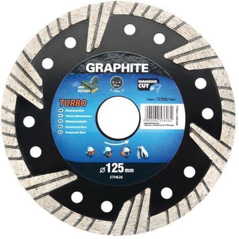 Diamanttrennscheibe graphite 57h628 Turbo 180 mm 22,2 mm