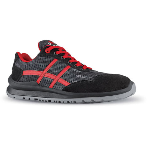 Sicherheitsschuhe niedrig SENNA S1P SRC - Schwarz/Rot 42 (1/2)