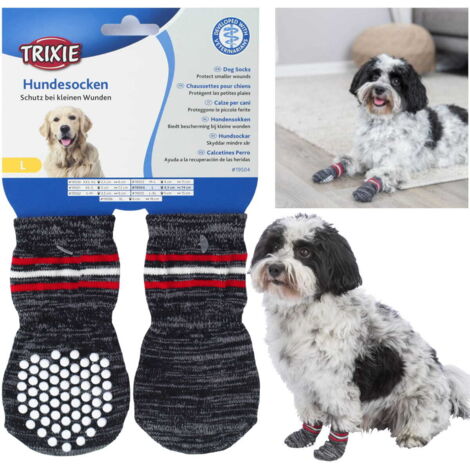 Trixie Anti-Rutsch-Hundesocken L 2 Stk.