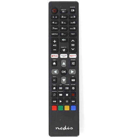 Ersatzfernbedienung geeignet fur philips vor programmiert 1 gerat amazon prime netflix schaltflache rakuten tv schaltflache infrarot schwarz (1/2)