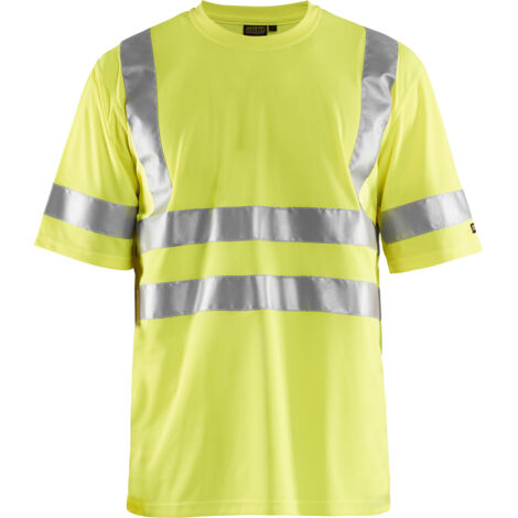 Hochsichtbares Arbeitst-Shirt 3413 - Neon Gelb S