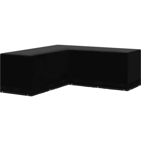 vidaXL Gartenmöbel-Abdeckung L-Form 12 Ösen 250x250x90 cm