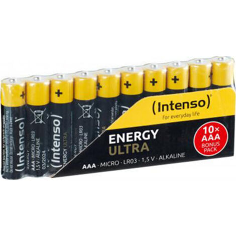 Intenso Energy-Ultra Micro (AAA)-Batterie Alkali-Mangan 1.5 V 10 St. (1/2)
