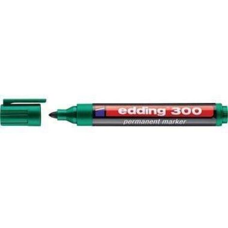 edding Permanentmarker 300 4-300004 1,5-3mm Rundspitze nachfüllbar gn
