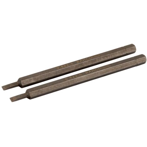 Bahco 2 1/4 Sechskantklingen, 100 mm, Schlitz, 0,8 x 4,0 mm (1/3)