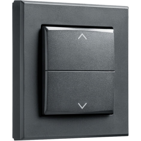 HOMEMATIC IP 156171A0, Tasterwippe, Markenschalter mit Pfeilen, anthrazit (1/5)