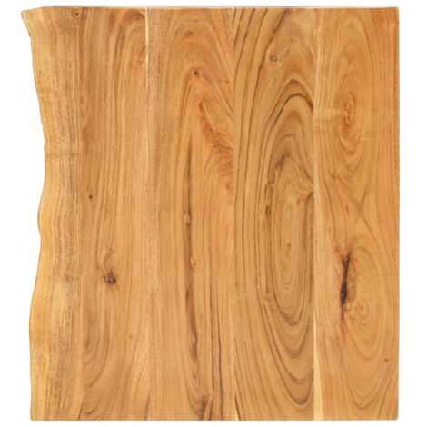 Badezimmer-Waschtischplatte Massivholz Akazie 80x52x2,5 cm vidaXL