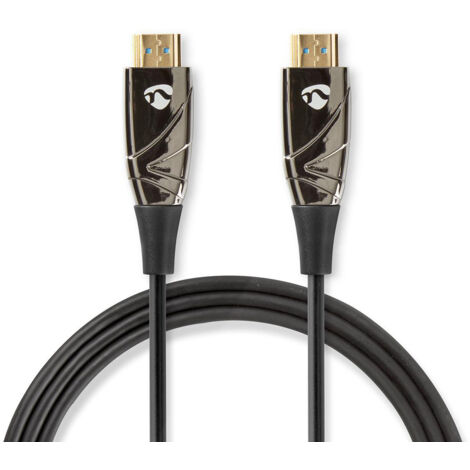 Aktives optisches high speed hdmi kabel mit ethernet hdmi connector hdmi connector 4k60hz 18 gbps 150 m rund pvc schwarz geschenkkarton (1/5)