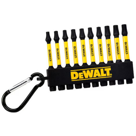 DeWalt DT7275-QZ Flextorq Schraubendreher-Bit-Set mit Karabiner