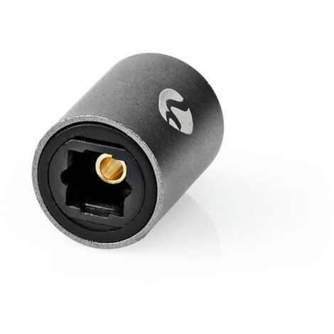 Toslink adapter toslink buchse toslink buchse gerade metall grau mit metall 1 stk box (1/5)