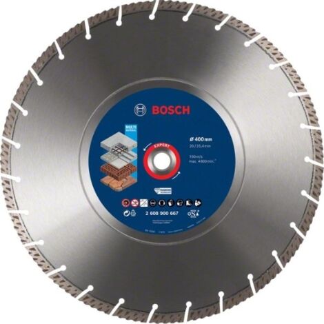 Bosch EXPERT MultiMaterial Trennscheiben, 400 x 20/25,40 x 3,3 x 12 mm