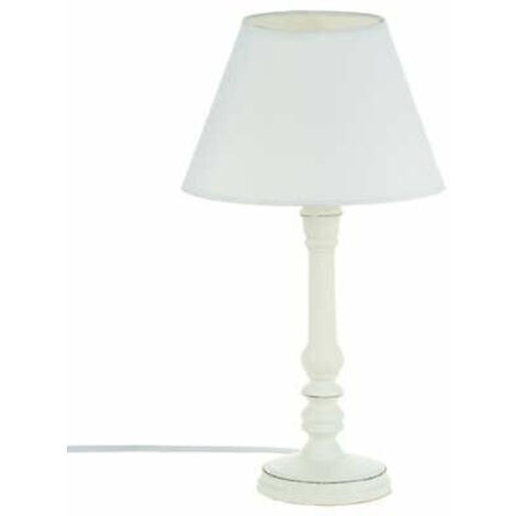 Stehlampe mit Holzständer, interessante Ergänzung zur Beleuchtung von Räumen im Vintage-Stil - Atmosphera
