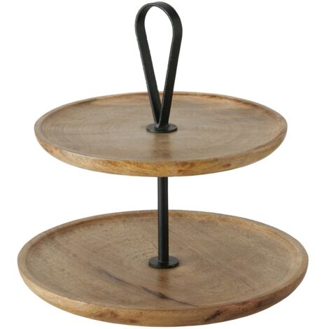 Dekorative Etagere aus Mangoholz, KABIR (1/5)