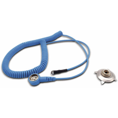 QUADRIOS Spiralkabel 1903EC025, 1,8 m Kralle, Knopf/Schuh (1/4)