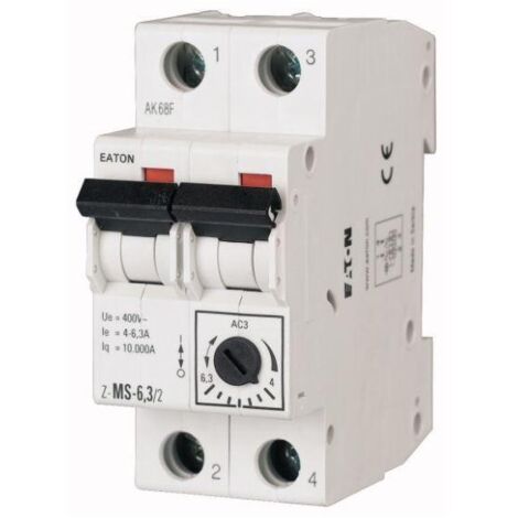 Motorschutzschalter eaton electric 248398 z-ms-10/2-6,3 10a 2p
