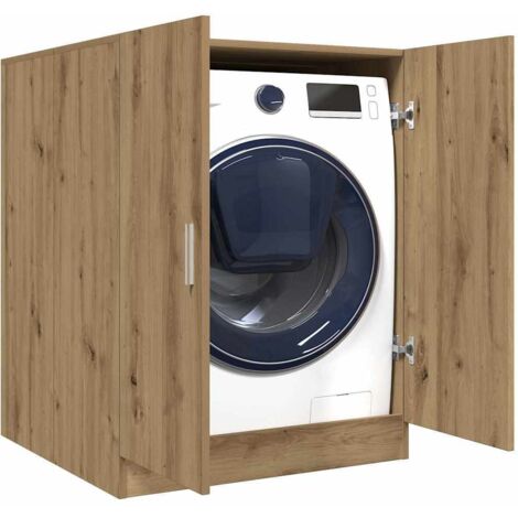 vidaXL Waschmaschinenschrank Artisan-Eiche 70,5x71,5x91,5 cm