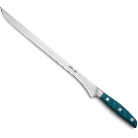 BROOKLYN HAM KNIFE - Langes, dünnes Messer mit flexibler Klinge und glatter Schneide. Speziell zum Schneiden von Schinken und anderen großen Fleischstücken. (1/5)