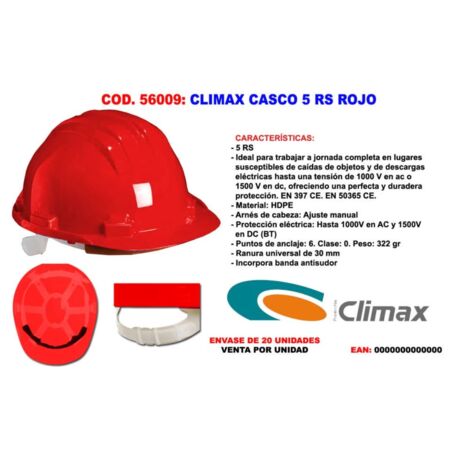 Climax Helm 5 RS Rot Ref. 2451005104000