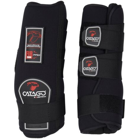 CATAGO Stall- und Transportgamaschen FIR-Tech Healing- schwarz - L