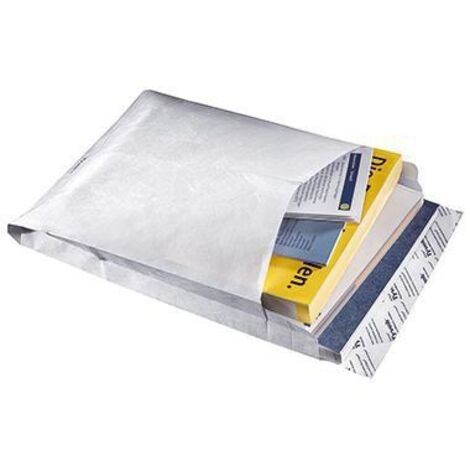 Faltentasche ® DIN B4 250 x 353 mm (B x H) ohne Fenster 55g/m² mit Haftklebung ® weiß 100 St./Pack. (1/4)
