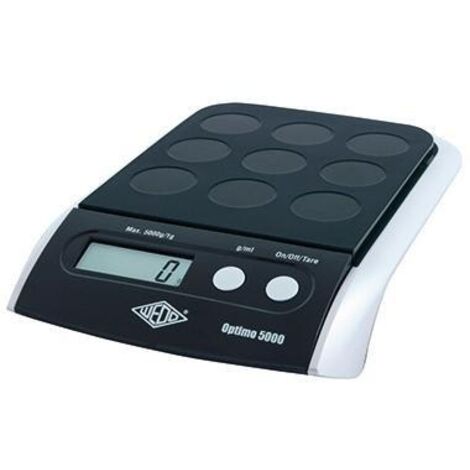 Briefwaage ® Optimo 5000 1 g 5kg ohne Netzanschluss schwarz/silber (1/4)