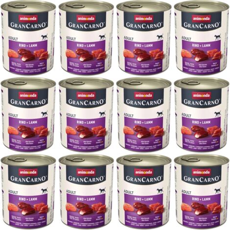 ANIMONDA Grancarno Adult Rind Lamm 12x800g