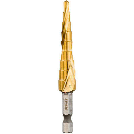 DEWALT Stufenbohrer 4-12 mm (1/3)