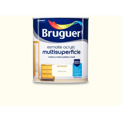 Satin-Off-White Multi-Surface-Acryllack 0,750 l 5298130 BRUGUER