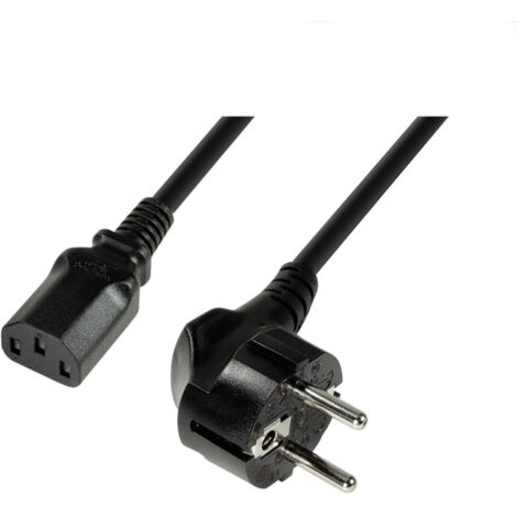 LOGILINK Kaltgerätekabel, 3 m, schwarz (1/3)