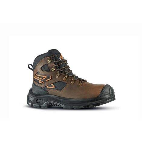 Hochsichere Sicherheitsschuhe MONTANA UK ESD S3 CI SRC - Braun/Schwarz 48 (1/2)