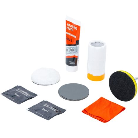 BGS 3997 Fahrzeugscheinwerfer-Aufbereitungs-Kit, 1 4-tlg.