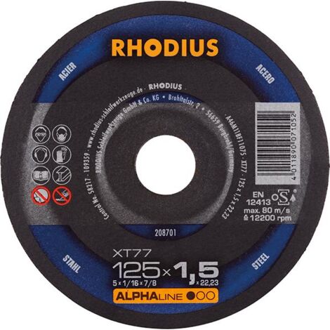 Trennscheibe XT77 125 x 1,5mm ger. Rhodius